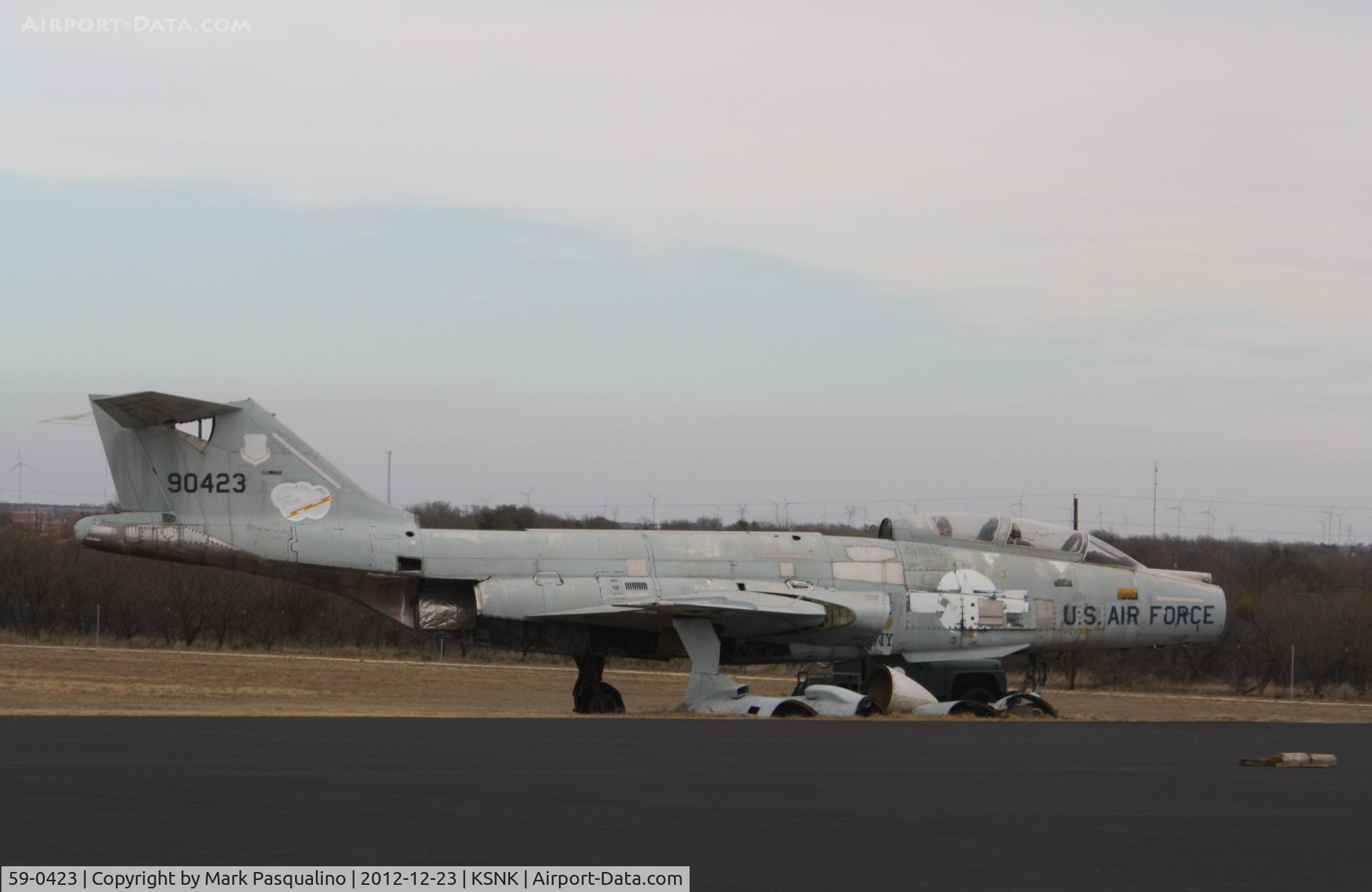 59-0423, 1959 McDonnell F-101B Voodoo C/N 747, McDonnell F-101B