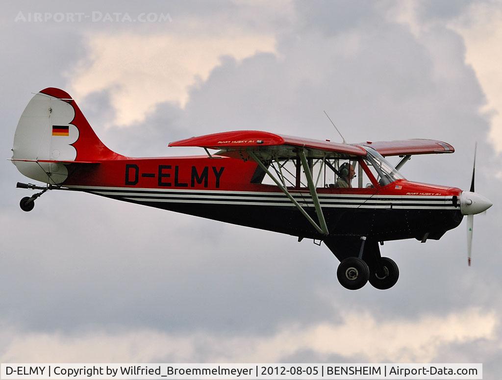 D-ELMY, 1997 Aviat A-1 Husky C/N Not found D-ELMY, On short Final to Bensheim Airfield.