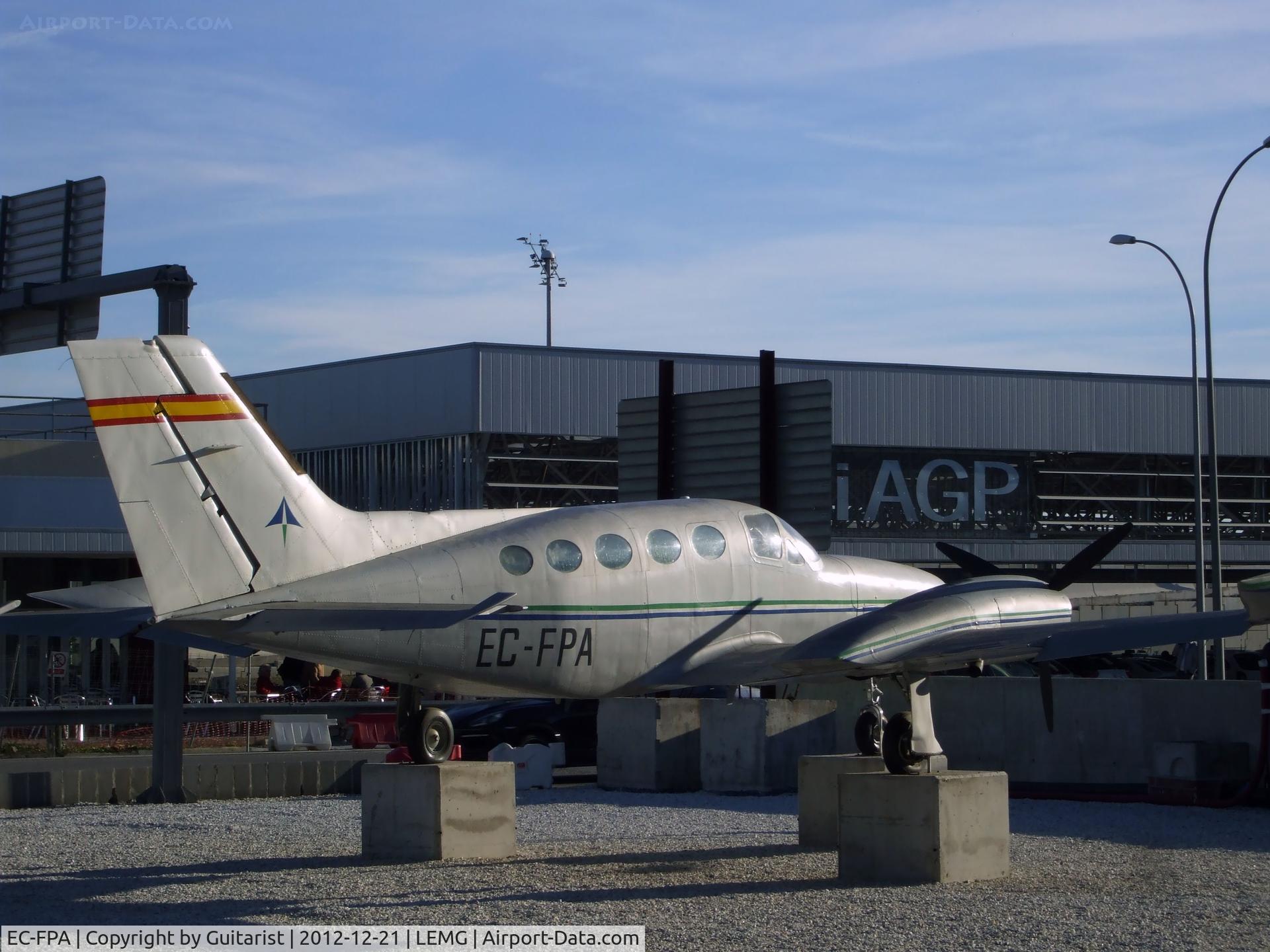 EC-FPA, Cessna 421B Golden Eagle C/N 421B-0530, On display at Malaga airport