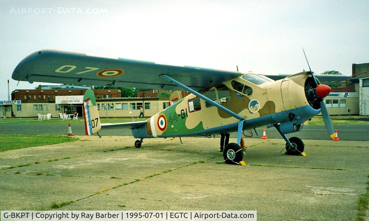 G-BKPT, 1959 Max Holste MH-1521M Broussard C/N 192, Max Holste MH.1521M Broussard [192] Cranfield~G 01/07/1995