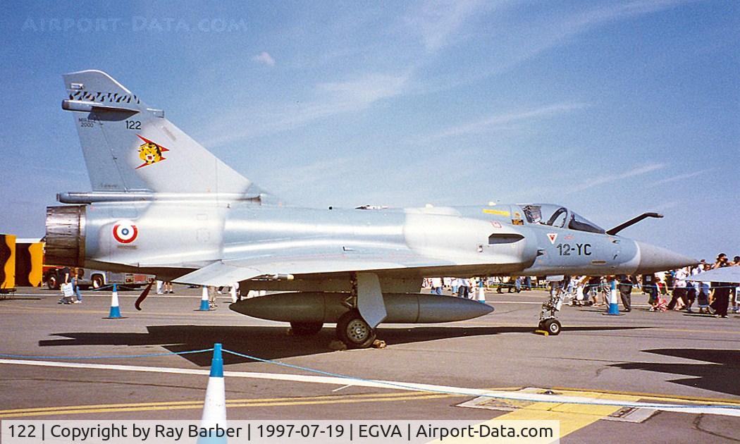 122, Dassault Mirage 2000C C/N 405, Dassault Mirage 2000C [405] (French AF) RAF Fairford~G 19/07/1997. Coded *12-YC*
