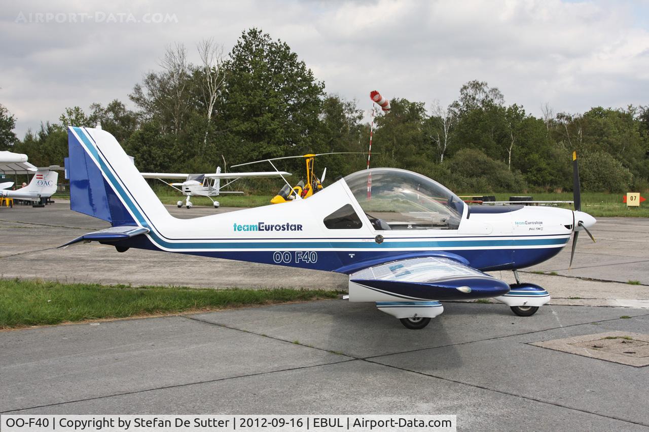 OO-F40, Evektor EV-97 Eurostar C/N 2004.2217, Open door Aeroclub Brugge.