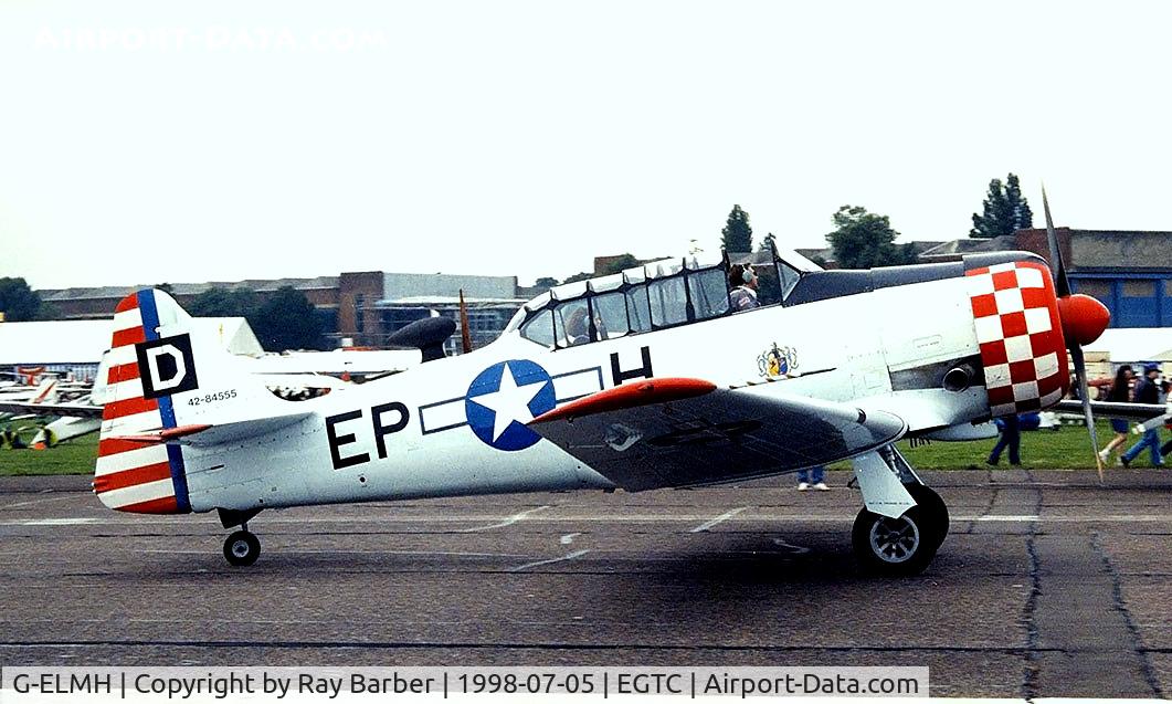 G-ELMH, 1942 North American AT-6D Harvard III C/N 88-16336 (42-84555), North American AT-6D Harvard III [88-16336] Cranfield~G 05/07/1998