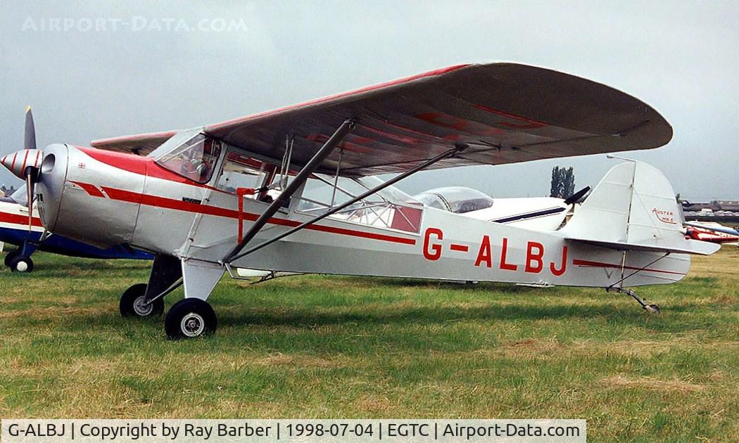 G-ALBJ, 1945 Taylorcraft J Auster 5 C/N 1831, Auster 5 [1831] Cranfield~G 04/07/1998
