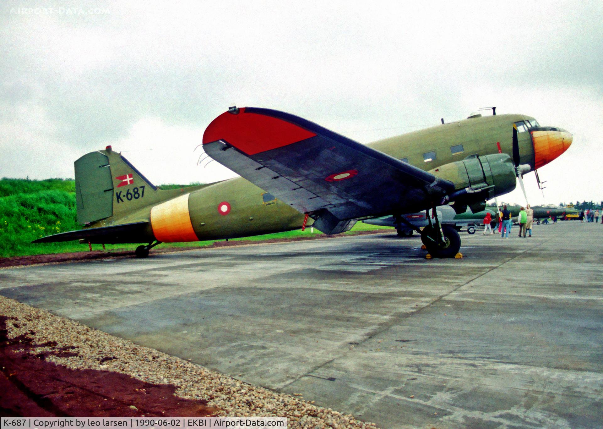 K-687, 1942 Douglas C-47A Skytrain C/N 19200, Billund Denmark 2.6.90