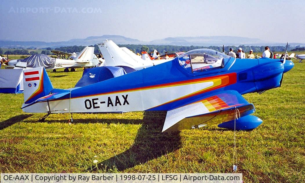 OE-AAX, 1982 Jodel D-95 Bebe C/N 189, Jodel D.95 Bebe [189] Epinal-Mirecourt~F 25/07/1998