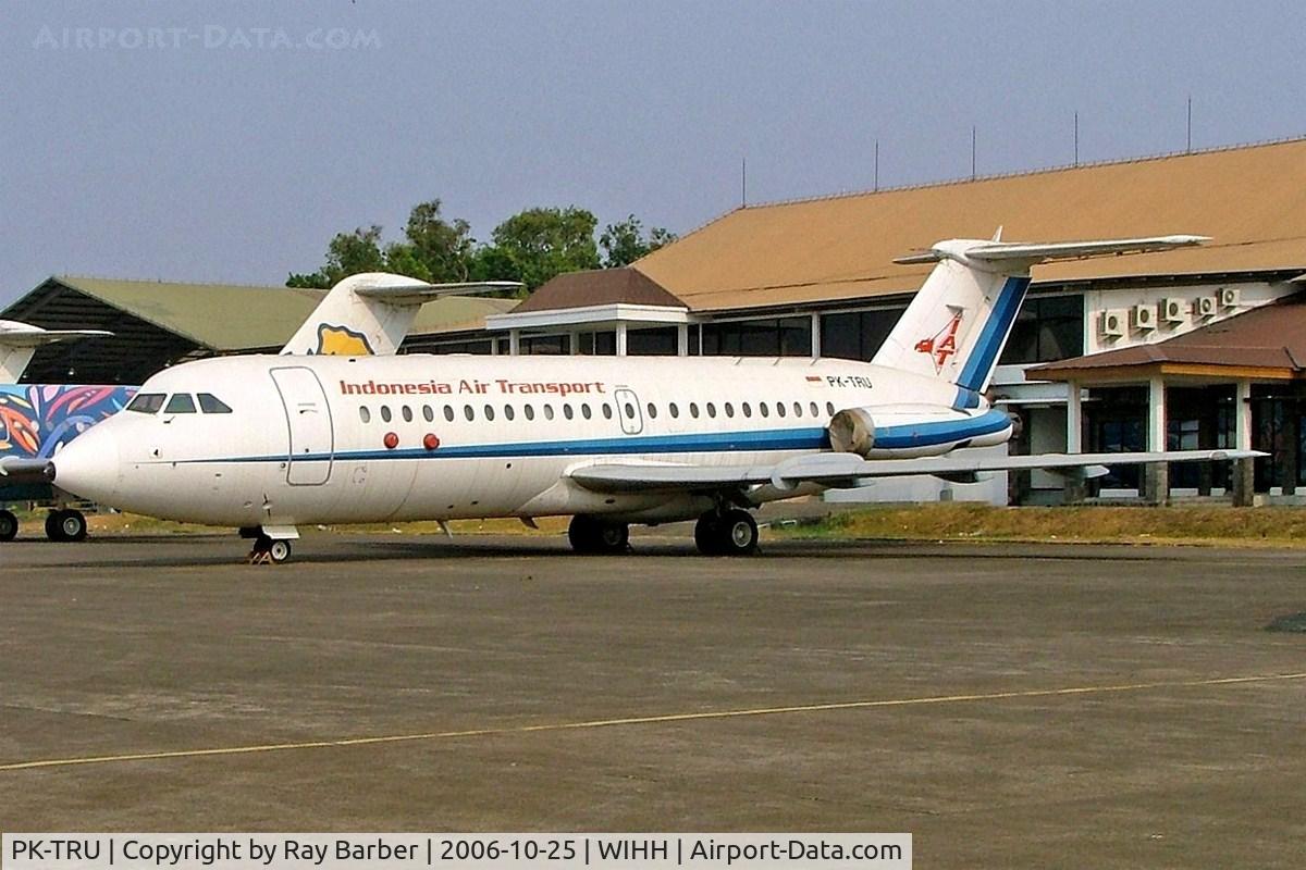 PK-TRU, 1984 BAC 111-492GM One-Eleven C/N BAC.262, BAC 1-11 475EZ One-Eleven [262] (Indonesia Air Transport) Jakarta-Halim~PK 25/10/2006
