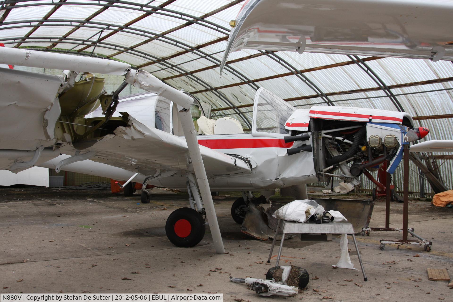 N880V, Socata MS-880B Rallye Club C/N 1796, After an emergency landing at Ursel due to engine failure.