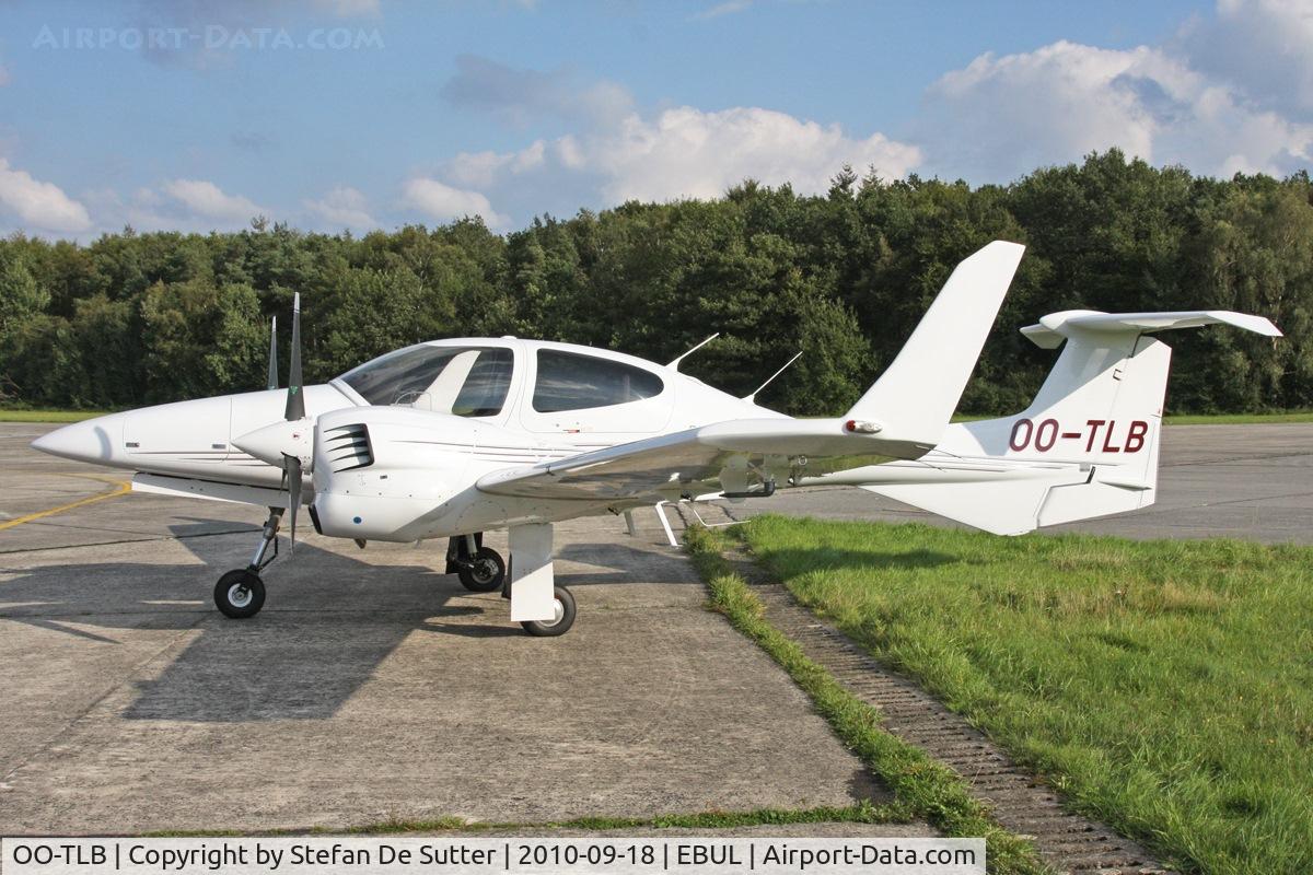OO-TLB, 2007 Diamond DA-42 Twin Star C/N 42.230, Parked at Aeroclub Brugge.