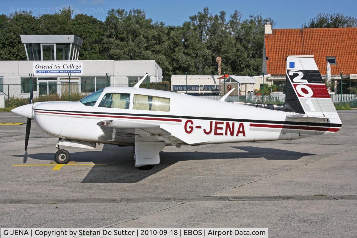 G-JENA, 1982 Mooney M20J 201 C/N 24-1304, Apron 3.