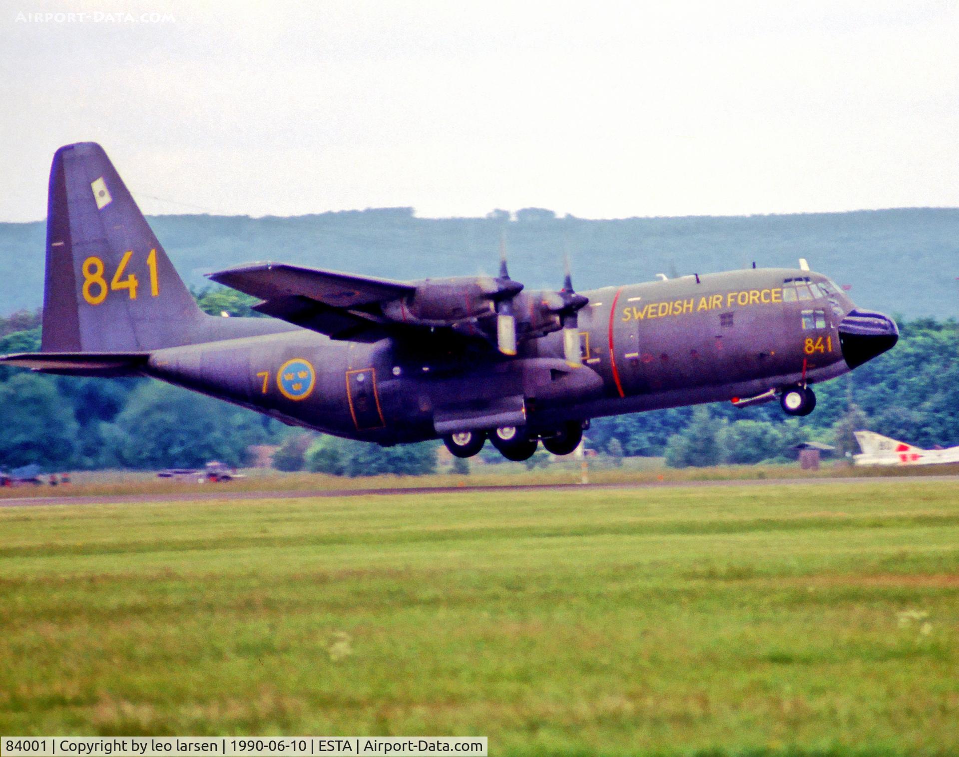 84001, 1964 Lockheed C-130H Hercules C/N 382-4039, Àngelholm F.10 50 th anniversary 10.6.90