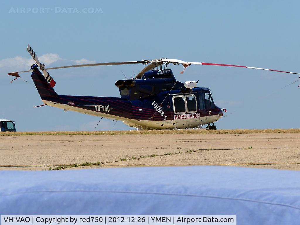 VH-VAO, 2008 Bell 412EP C/N 36507, VH-VAO at the Air Ambulance base at Essendon.