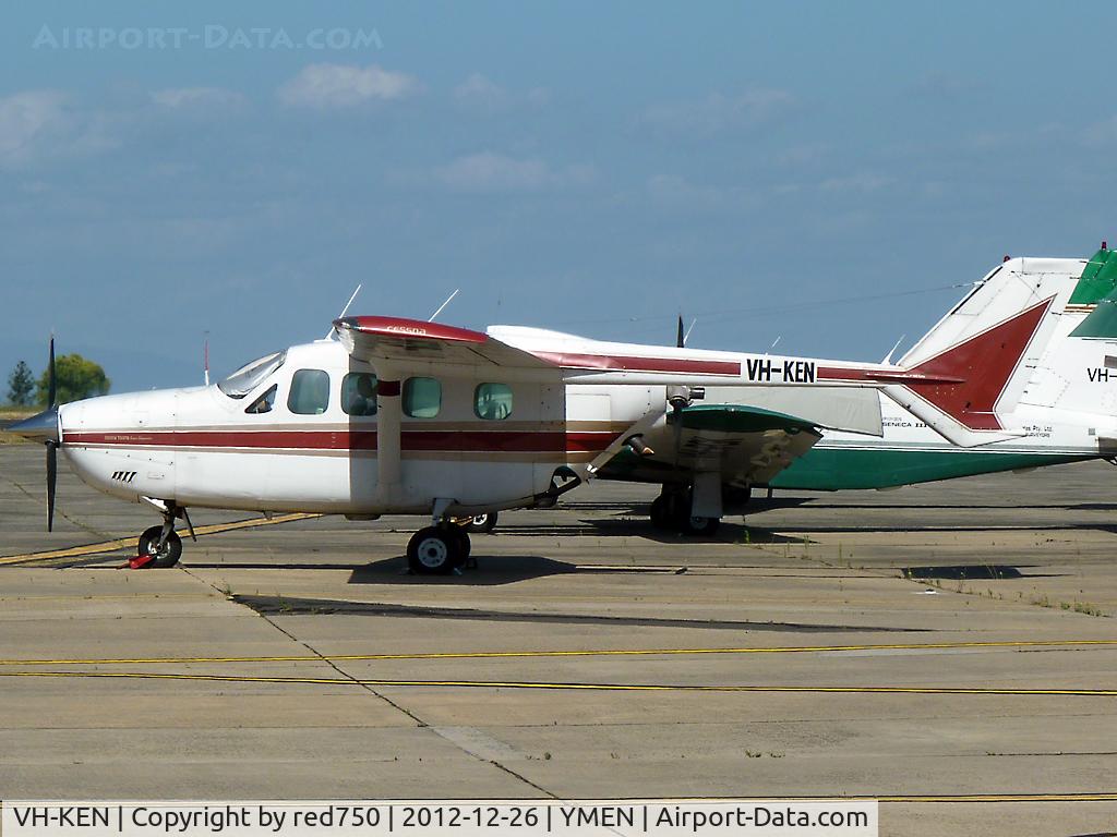 VH-KEN, 1971 Cessna 337F Super Skymaster C/N 33701326, VH-KEN parked at Essendon.