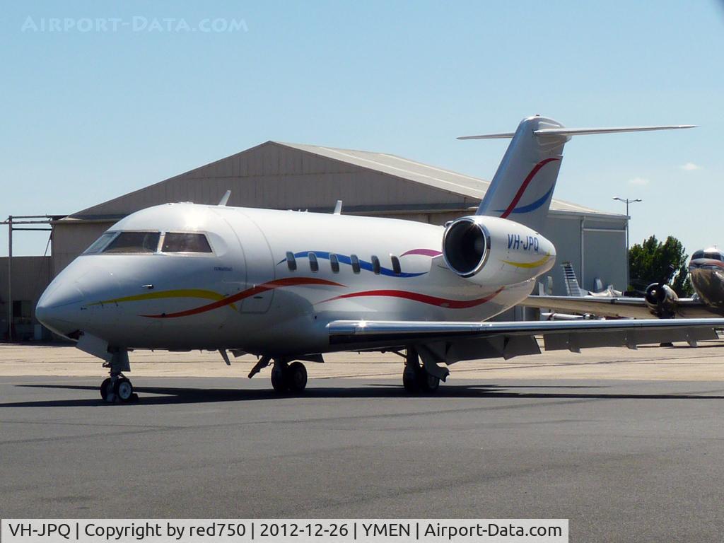 VH-JPQ, 1981 Canadair Challenger 600 (CL600-1A11) C/N 1012, VH-JPQ at Essendon