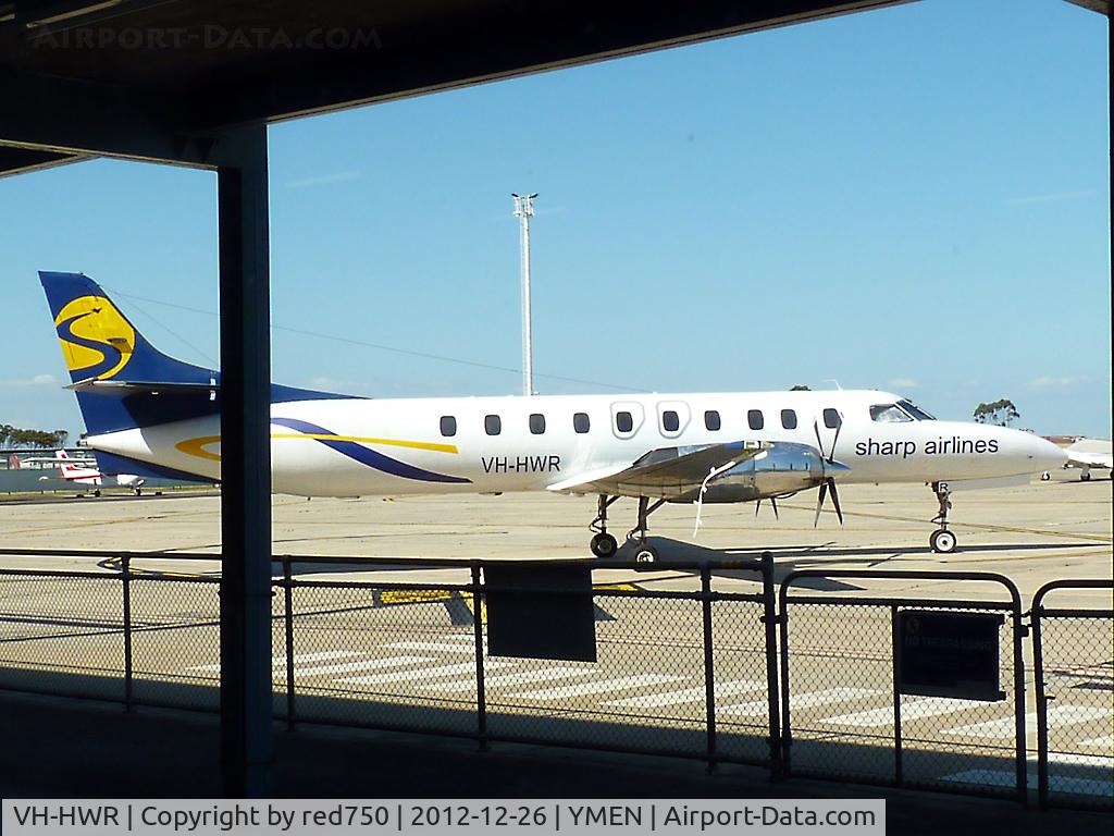 VH-HWR, 1994 Fairchild SA-227DC Metro 23 C/N DC-851B, VH-HWR from inside the terminal at Essendon.