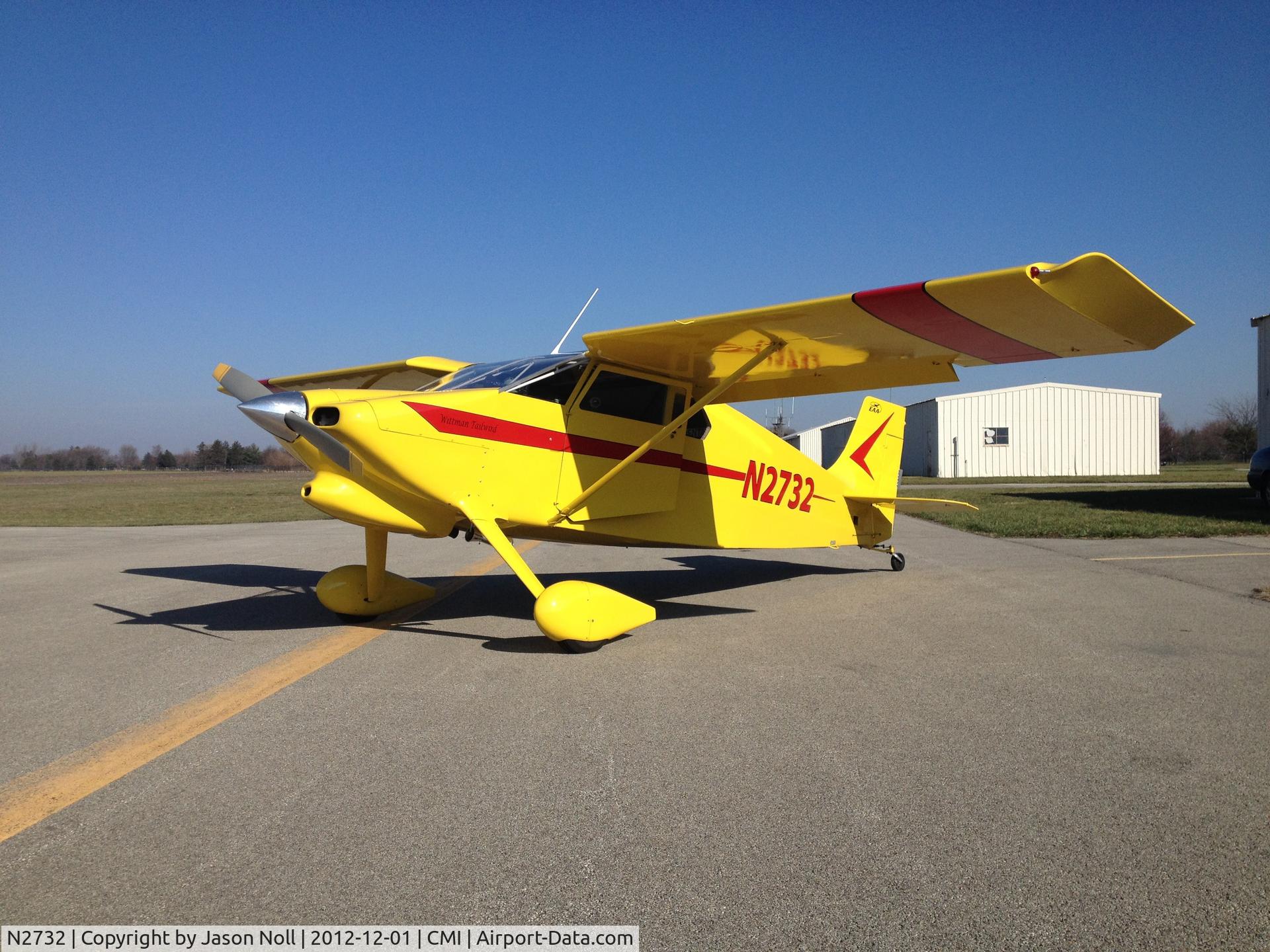 N2732, 1969 Wittman Tailwind C/N 273, Taken at my T hanger