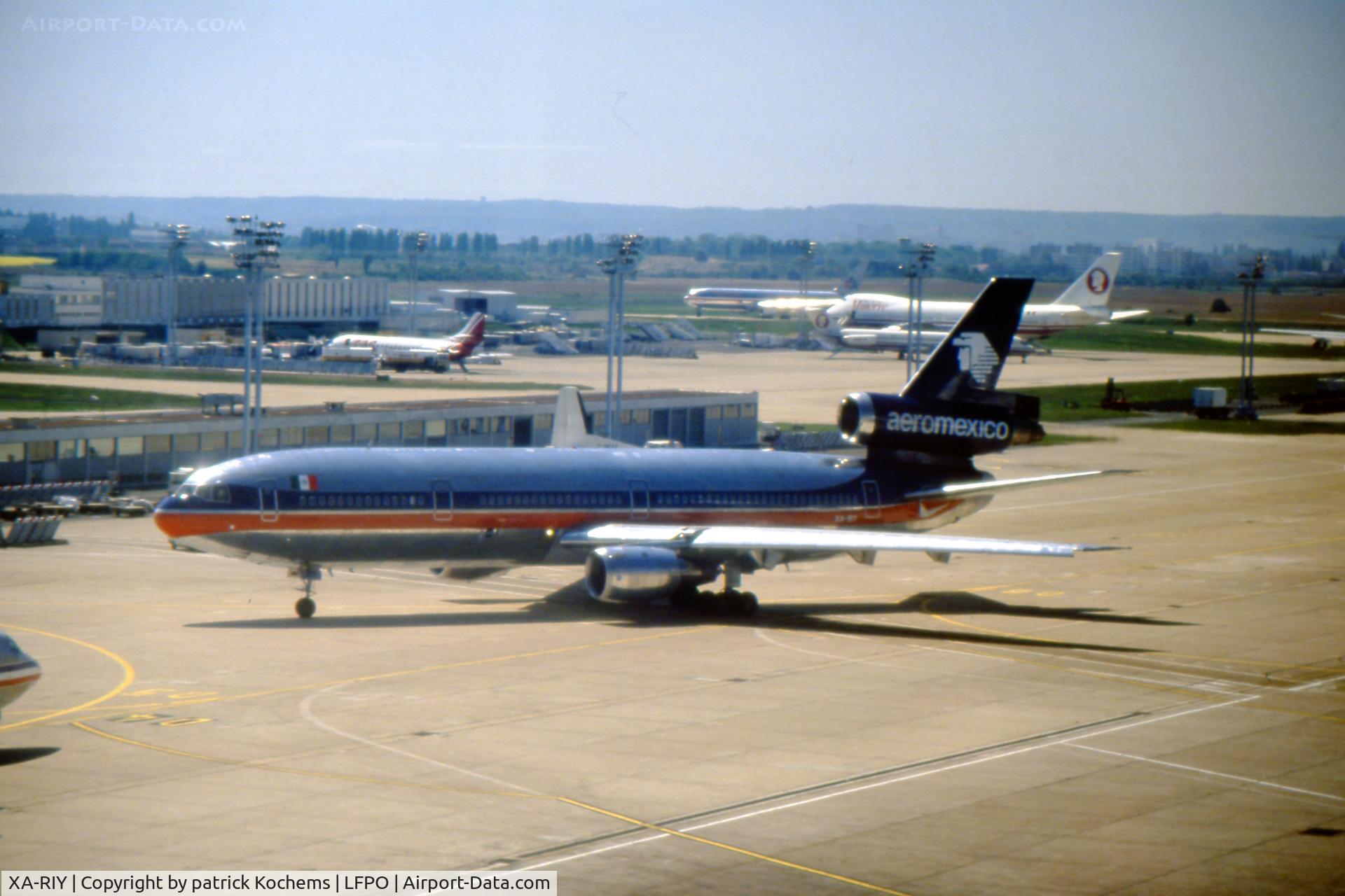 XA-RIY, 1973 Douglas DC-10-30 C/N 47861, Departure DC 10 Aeromexico Paris Orly-Airport