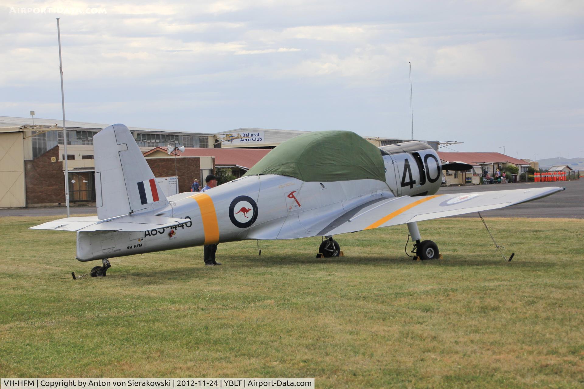 VH-HFM, 1950 Commonwealth CA-25 Winjeel C/N CA25-40, VH-HFM @ YBLT ca-25 Winjeel