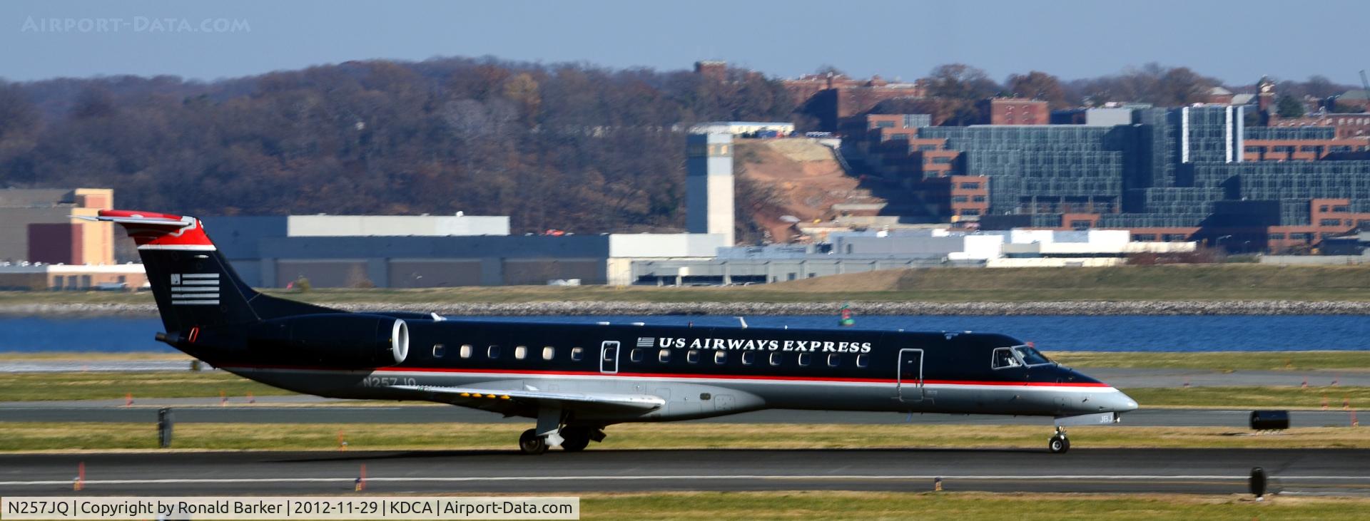 N257JQ, 2004 Embraer ERJ-145LR (EMB-145LR) C/N 14500812, Landing DCA