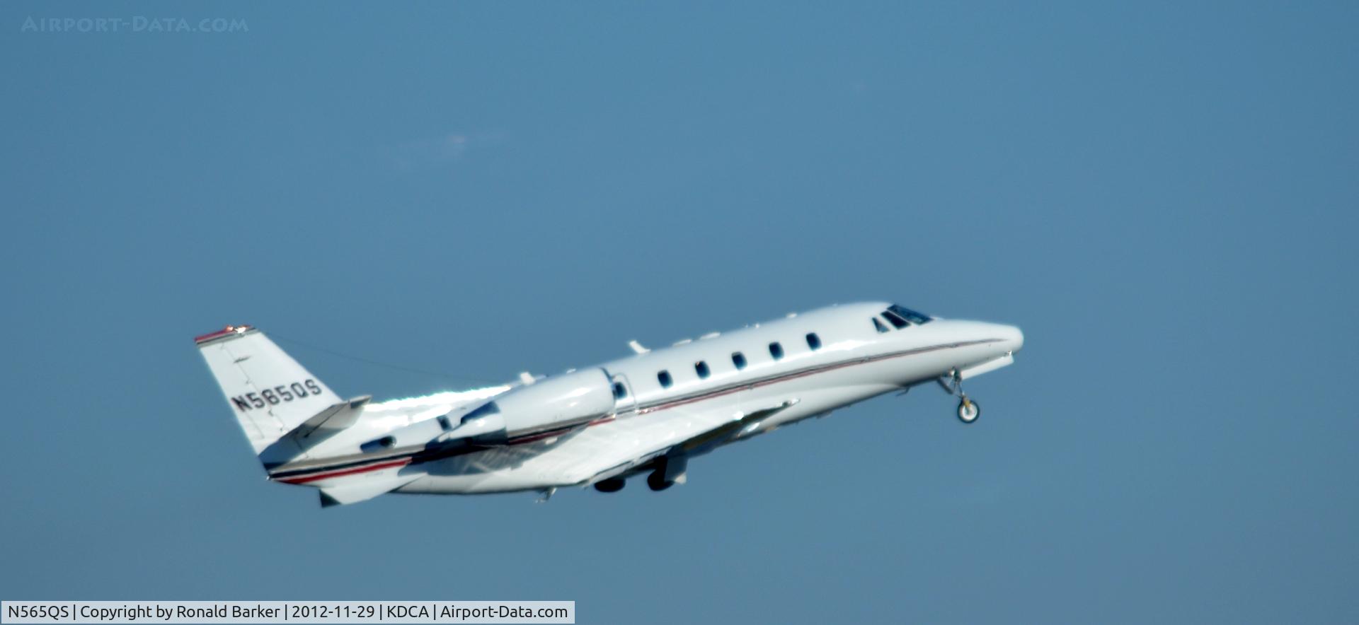 N565QS, 2008 Cessna 560XLS Citation Excel C/N 560-5818, Departure DCA