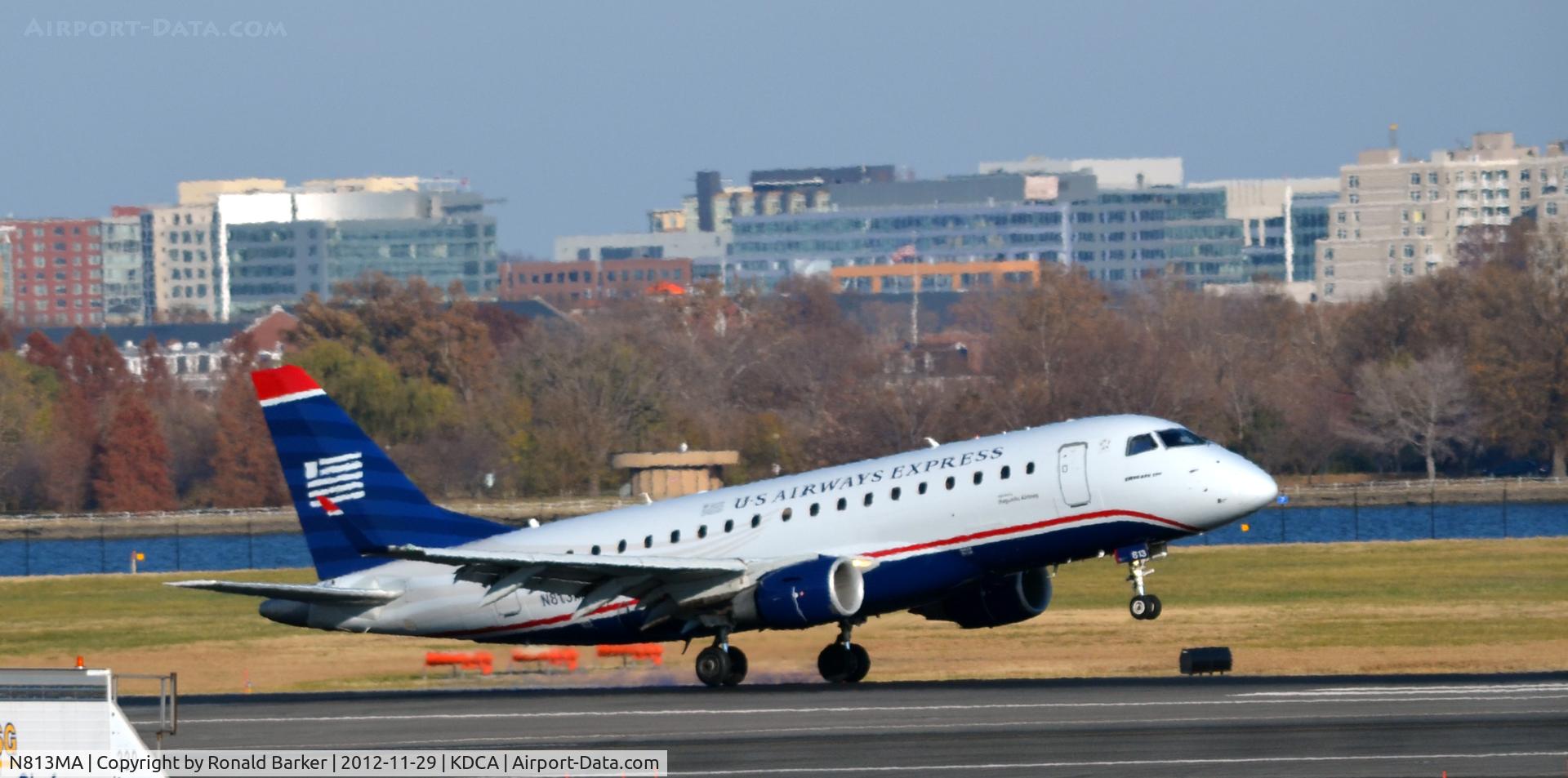 N813MA, 2004 Embraer 170SU (ERJ-170-100SU) C/N 17000031, Takeoff DCA