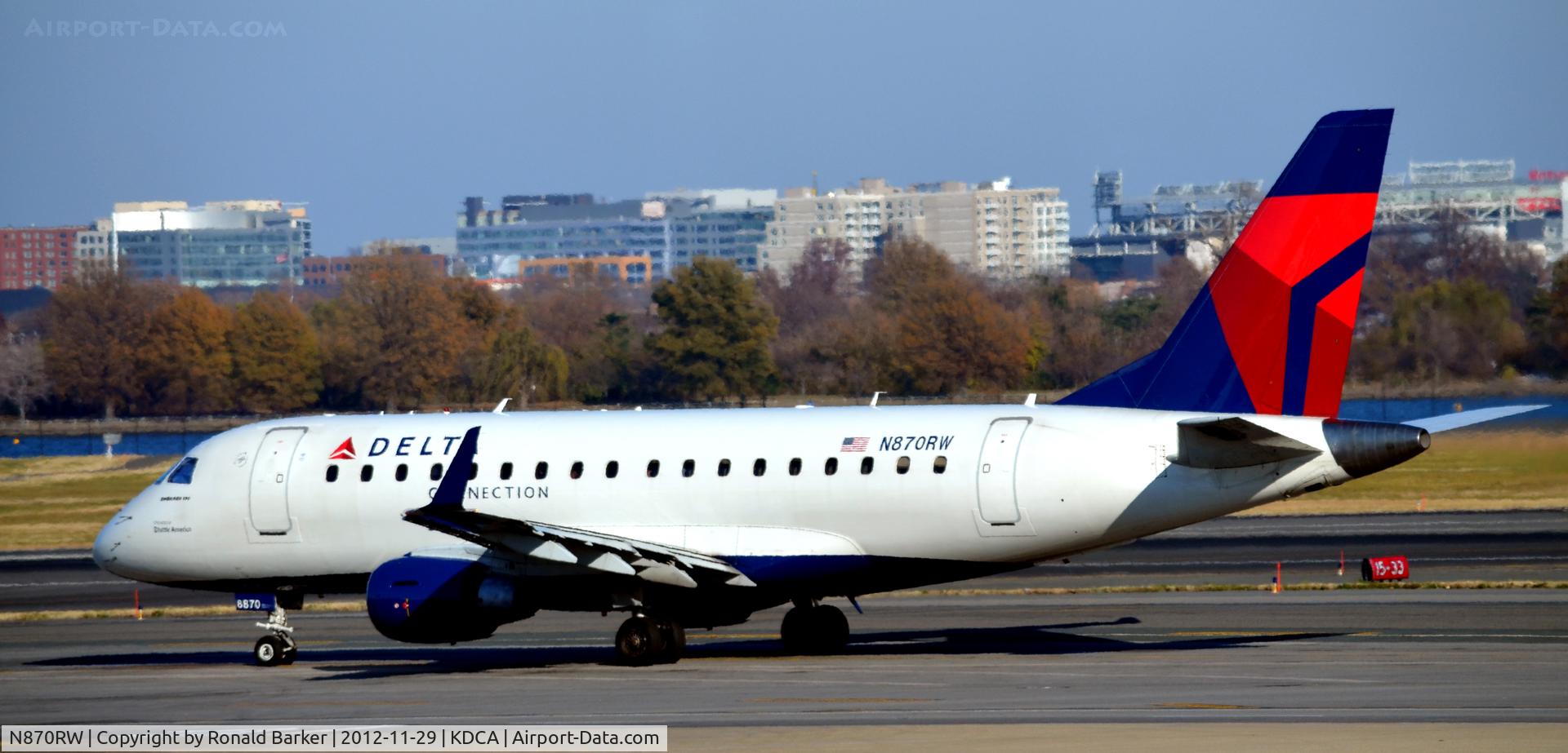 N870RW, 2006 Embraer 170SU (ERJ-170-100SU) C/N 17000138, DCA VA