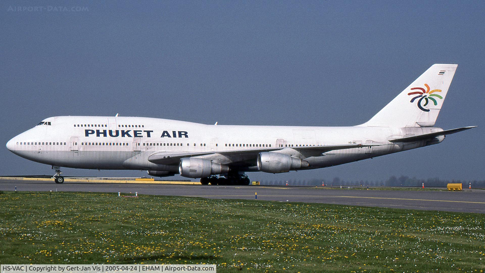 HS-VAC, 1983 Boeing 747-306M C/N 23056, K64 slide scanned with Epson V330