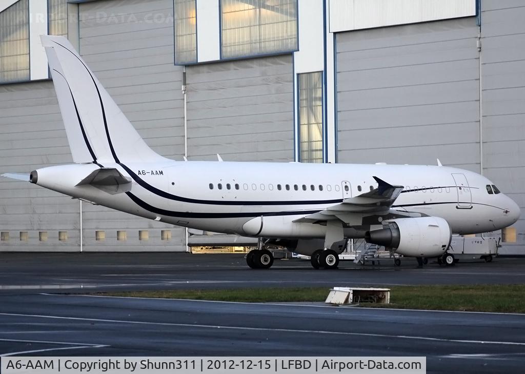 A6-AAM, 2002 Airbus A318-112 C/N 1599, Parked at TAT Technics...