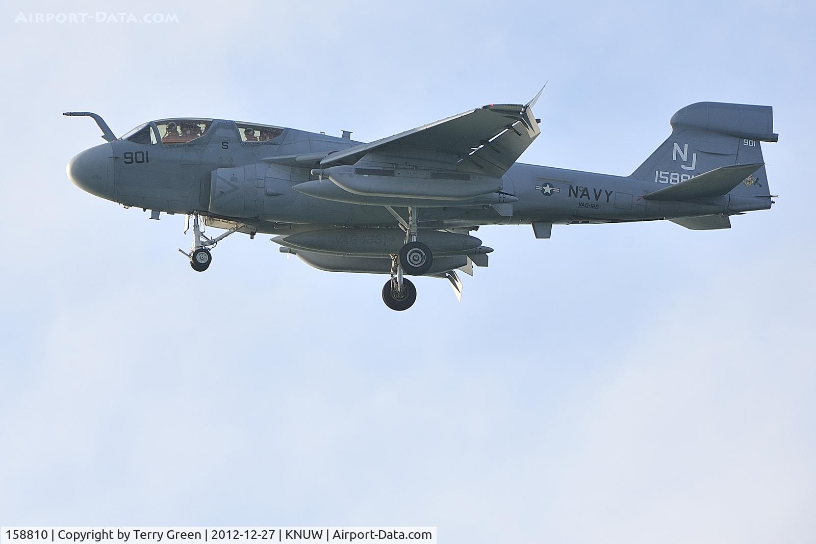 158810, Grumman EA-6B Prowler C/N P-40, NAS Whidbey Island