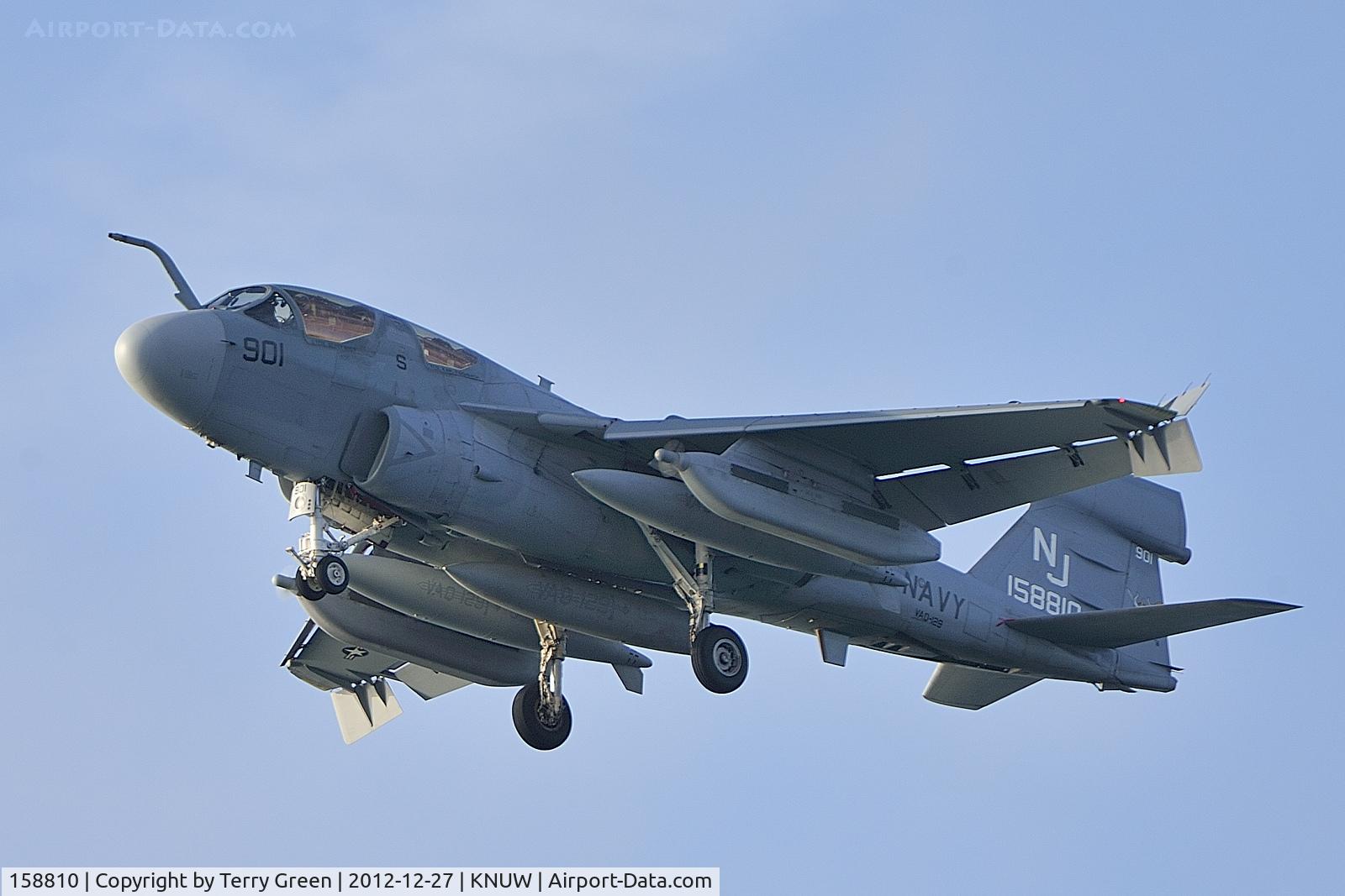 158810, Grumman EA-6B Prowler C/N P-40, NAS Whidbey Island