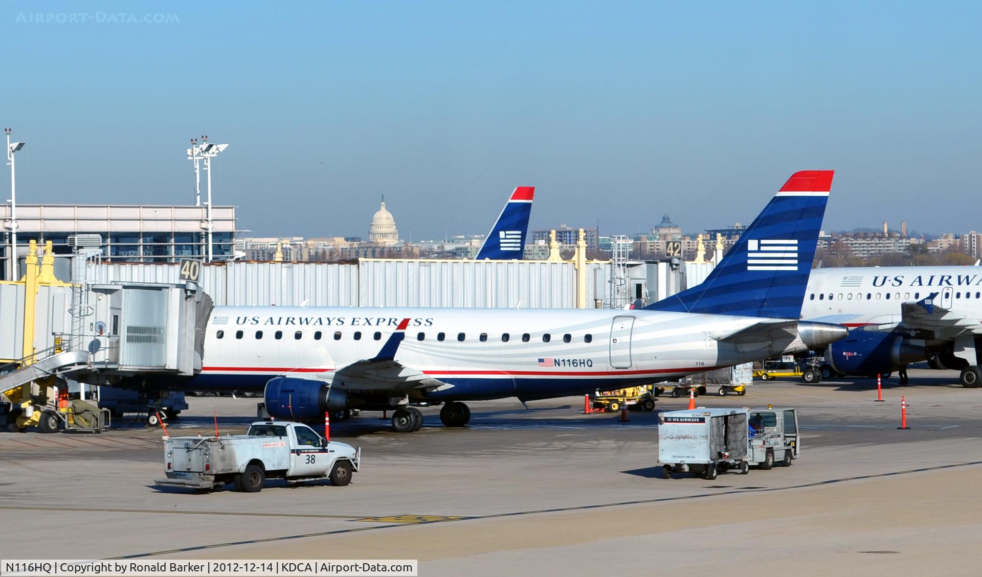 N116HQ, 2007 Embraer 175LR (ERJ-170-200LR) C/N 17000183, Taxi DCA