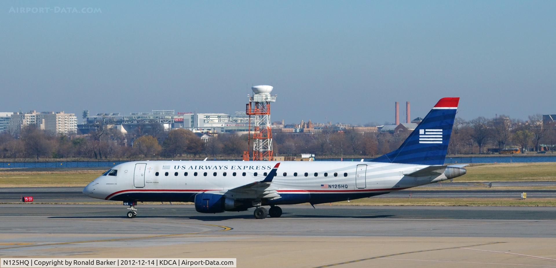 N125HQ, 2007 Embraer 175LR (ERJ-170-200LR) C/N 17000202, Taxi DCA
