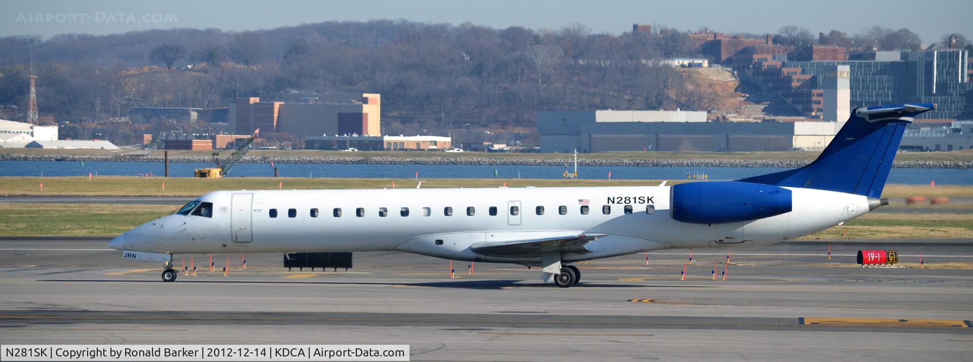 N281SK, 2001 Embraer ERJ-145LR (EMB-145LR) C/N 145391, Taxi DCA