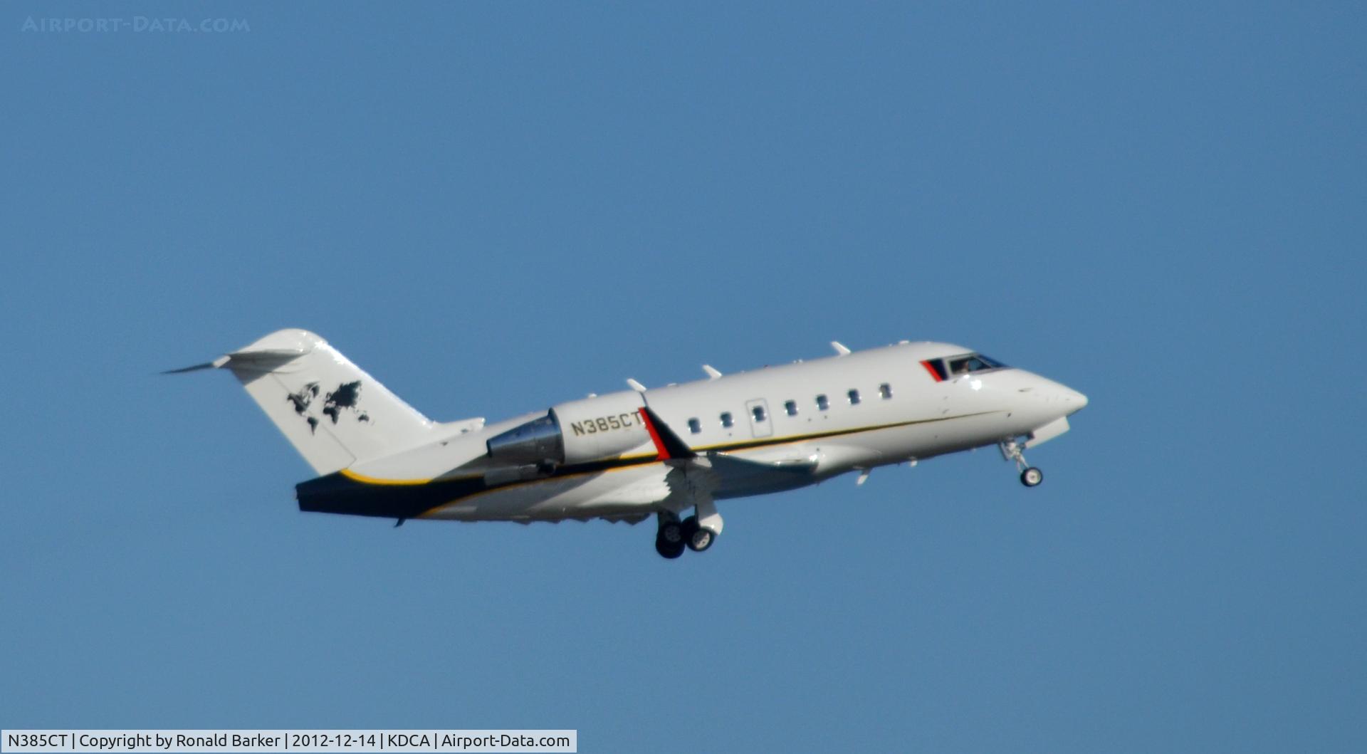 N385CT, 2004 Bombardier Challenger 604 (CL-600-2B16) C/N 5592, DCA VA