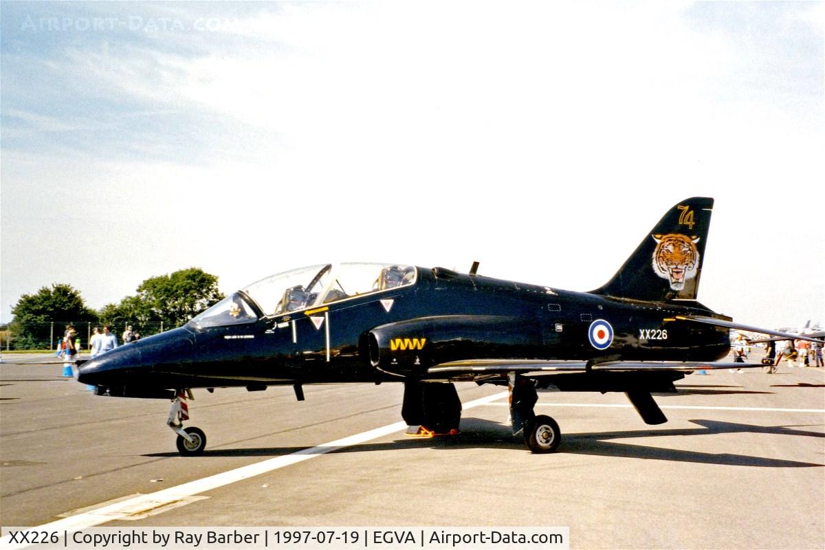 XX226, 1978 Hawker Siddeley Hawk T.1 C/N 062/312062, BAe Hawk T.1 Royal Navy [312062] (RAF) RAF Fairford~G 19/07/1997