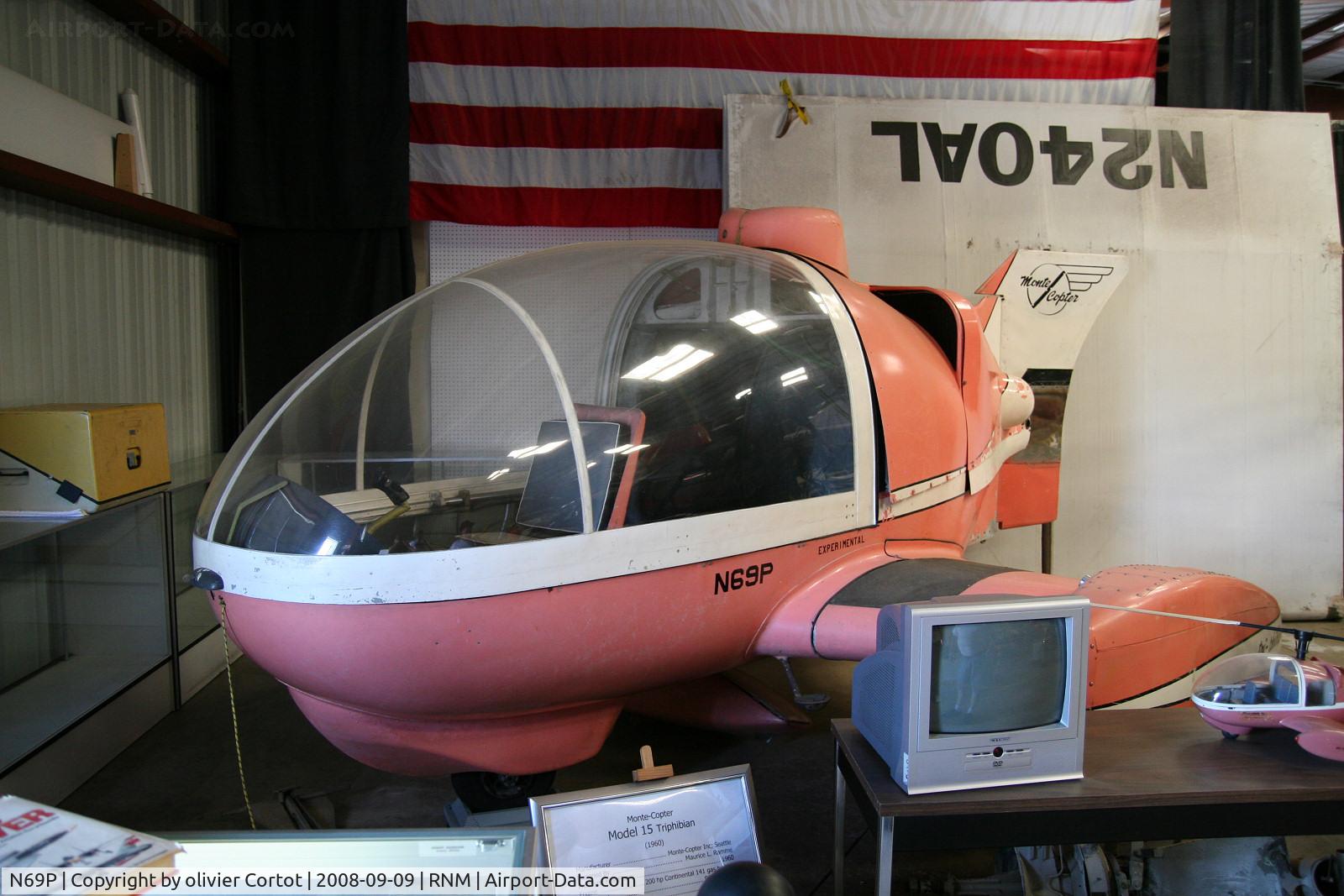N69P, 1961 Monte-copter 15 C/N 1, a rarity of the Ramona museum