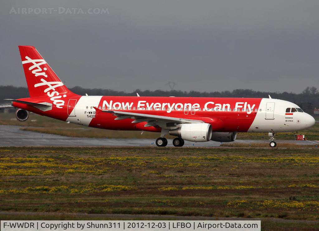 F-WWDR, 2012 Airbus A320-216 C/N 5420, C/n 5420 - To be PK-AXZ