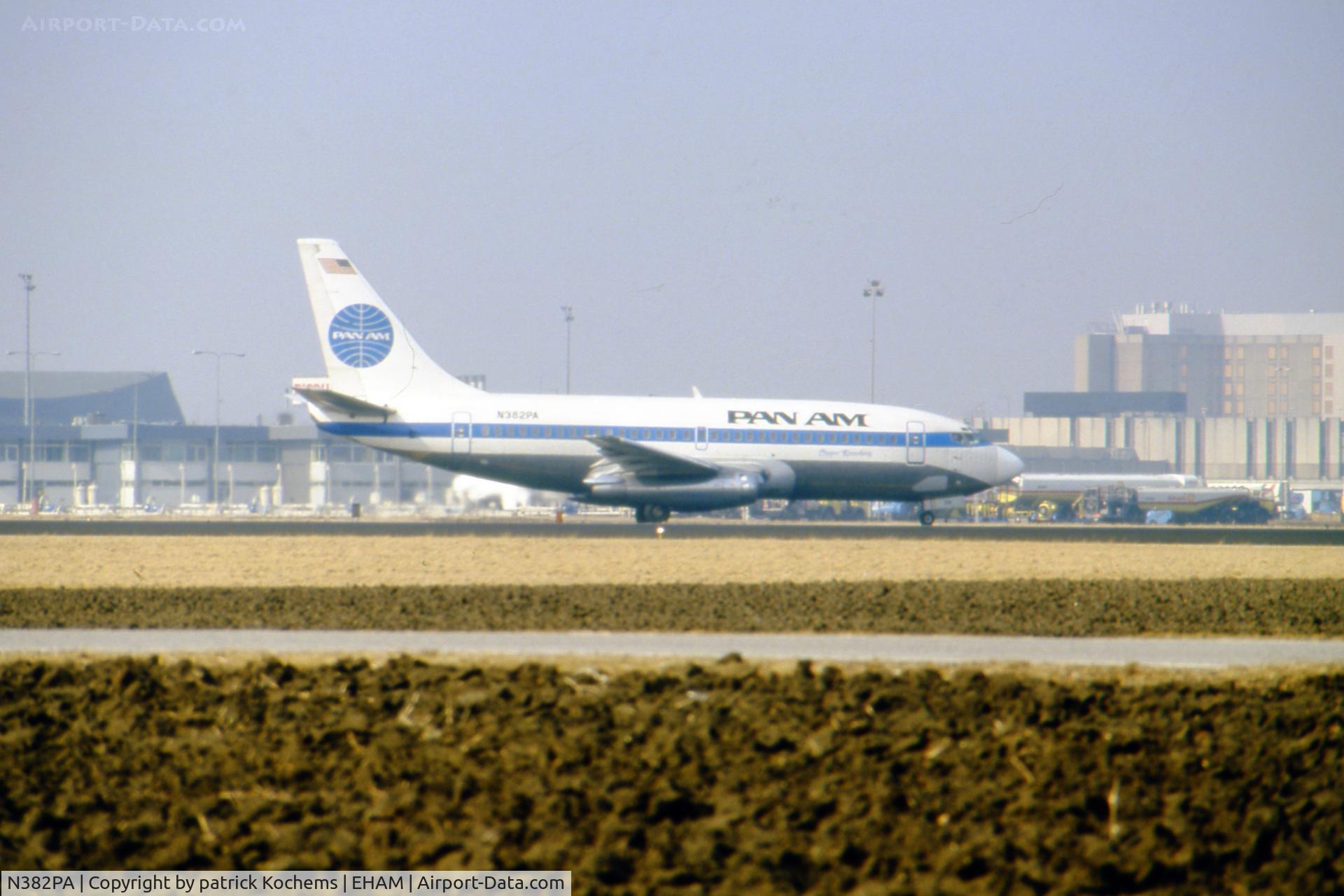 N382PA, 1968 Boeing 737-214 C/N 19921, Pan Am B737 on Amsterdam Schiphol-Airport
