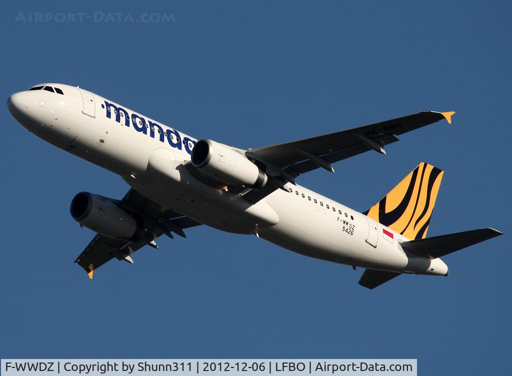 F-WWDZ, 2012 Airbus A320-232 C/N 5426, C/n 5426 - To be PK-RMS
