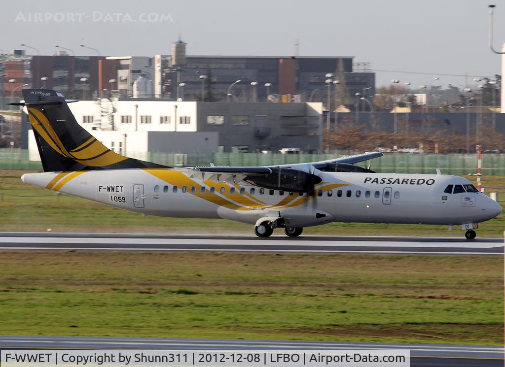 F-WWET, 2012 ATR 72-600 C/N 1059, C/n 1059 - To be PR-PDI