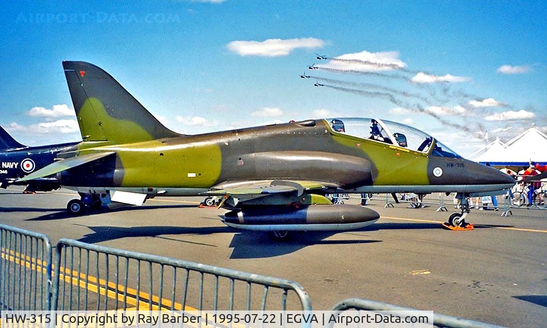HW-315, British Aerospace Hawk Mk.51A C/N 312212, BAe Systems Hawk 51A [312212] (Finnish AF) RAF Fairford~G 22/07/1995