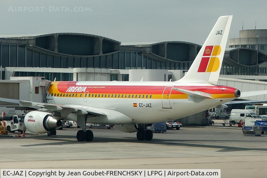 EC-JAZ, 2004 Airbus A319-111 C/N 2264, IB to Madrid