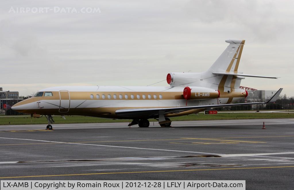 LX-AMB, 2011 Dassault Falcon 7X C/N 118, Parked