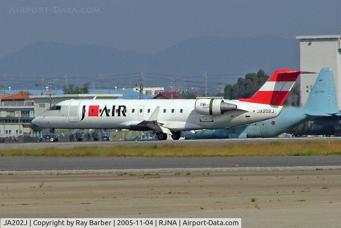 JA202J, 2001 Canadair CRJ-200ER (CL-600-2B19) C/N 7484, Canadair Regional Jet 200ER [7484] (J-Air) Nagoya-Komaki~JA 04/11/2005