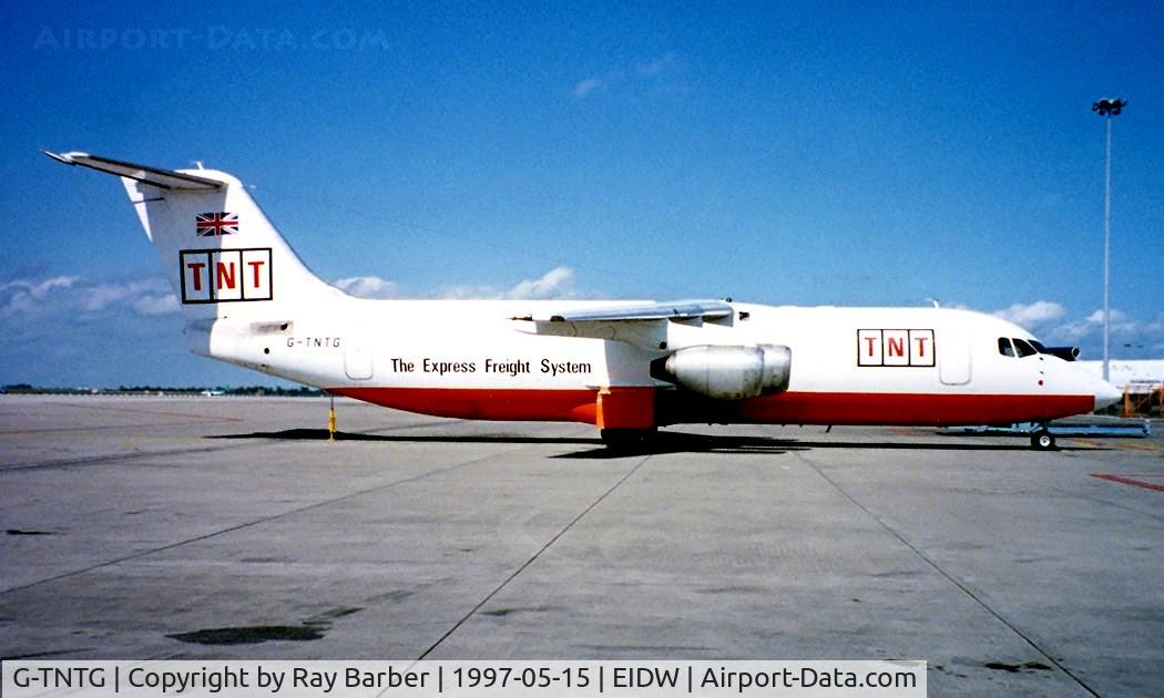 G-TNTG, 1990 British Aerospace BAe-146-300QT Quiet Trader C/N E3182, British Aerospace BAe 146-300QT [E3182] (TNT) Dublin~EI 15/05/1997.