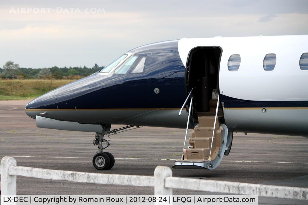 LX-DEC, 2008 Cessna 680 Citation Sovereign C/N 680-0253, Parked.
