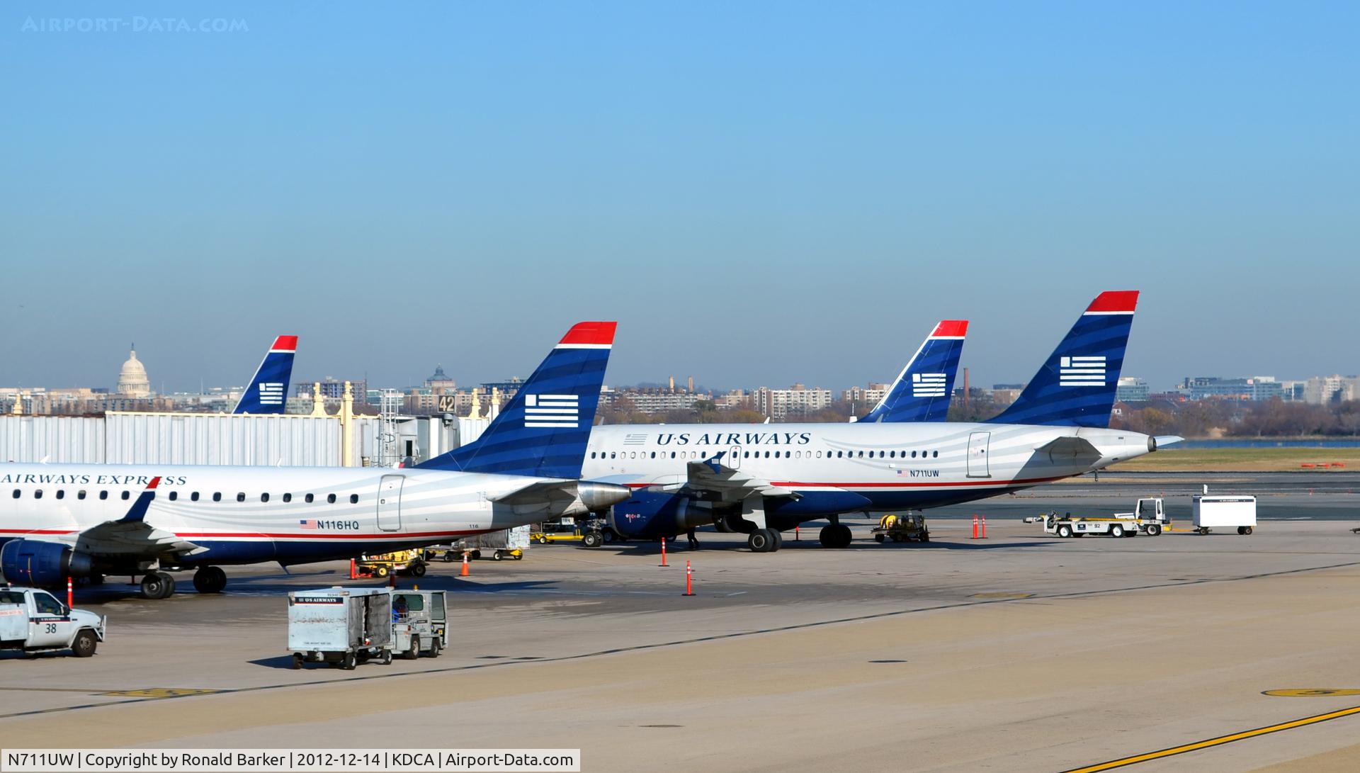 N711UW, 1999 Airbus A319-112 C/N 1033, DCA VA