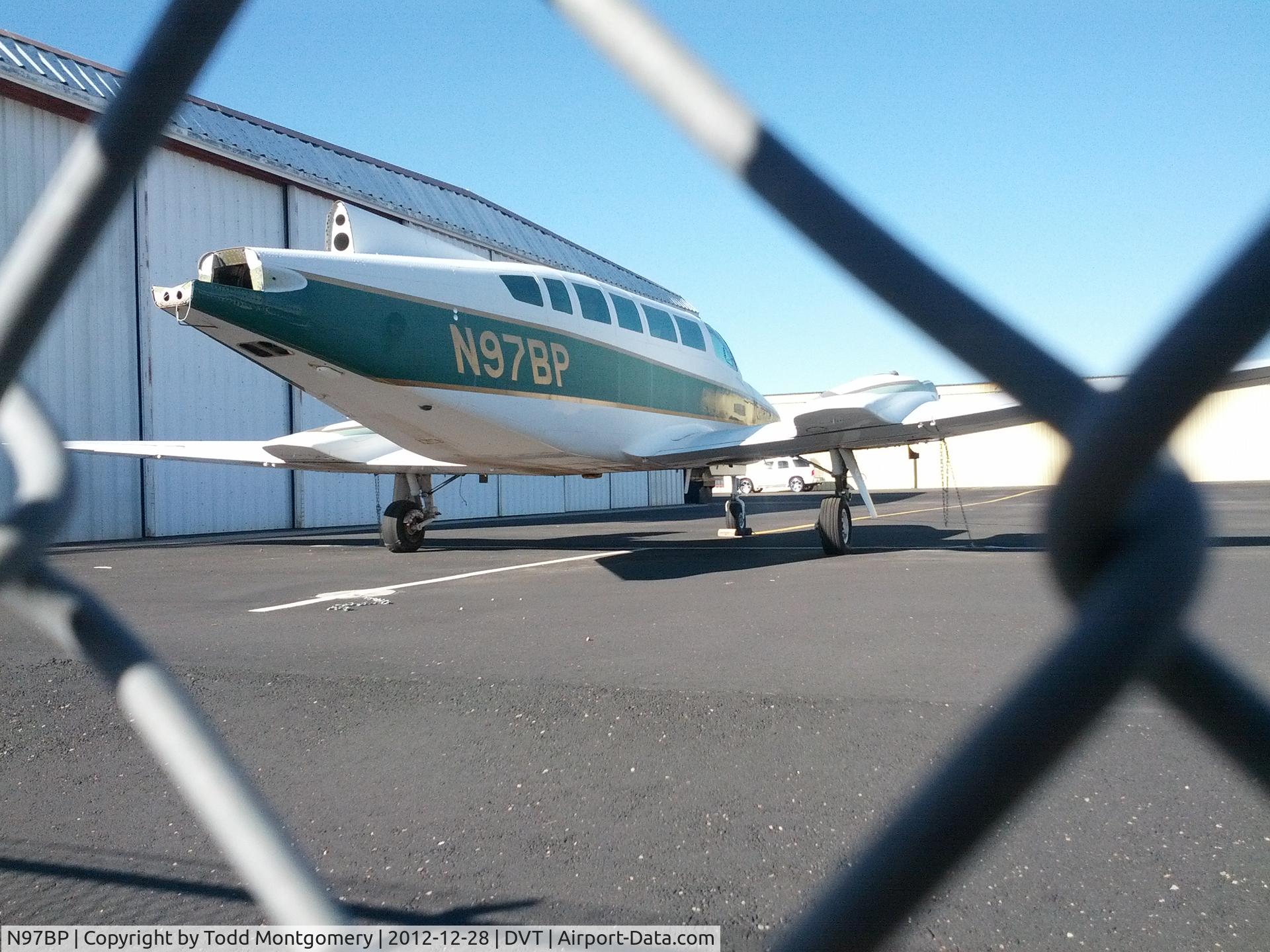 N97BP, Cessna 404 Titan C/N 404-0085, At Phoenix DVT  deer valley airport