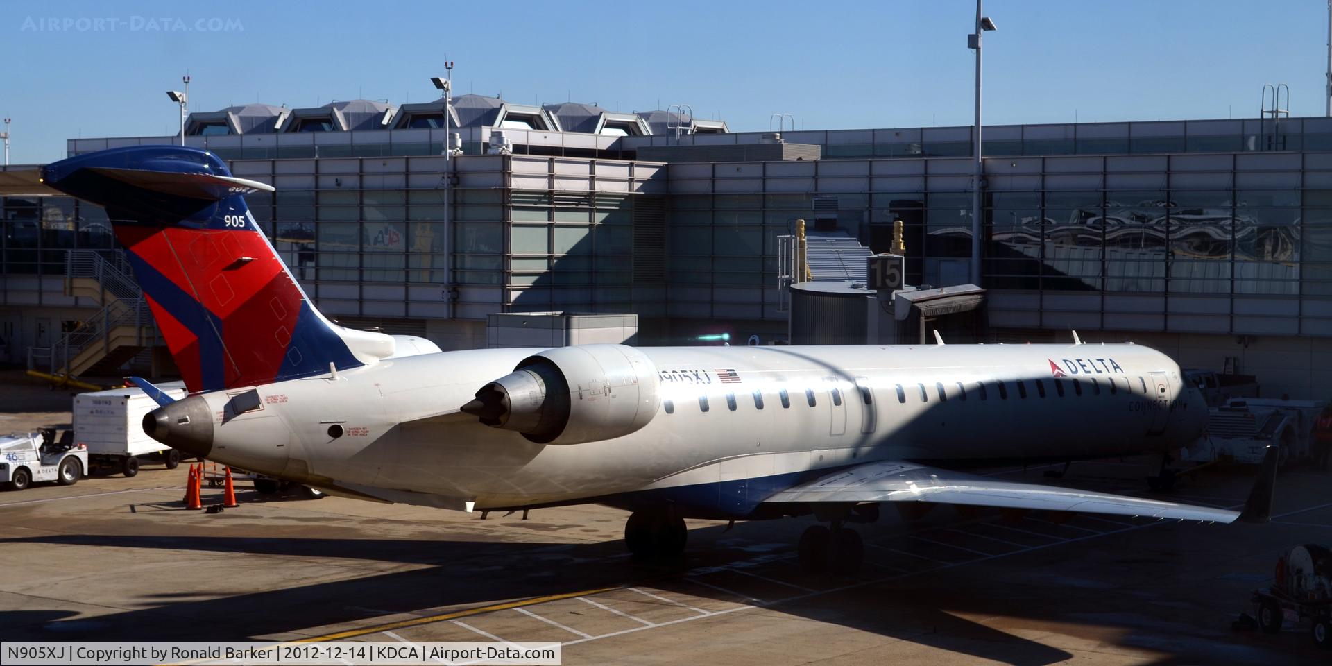 N905XJ, 2007 Bombardier CRJ-900 (CL-600-2D24) C/N 15137, DCA VA