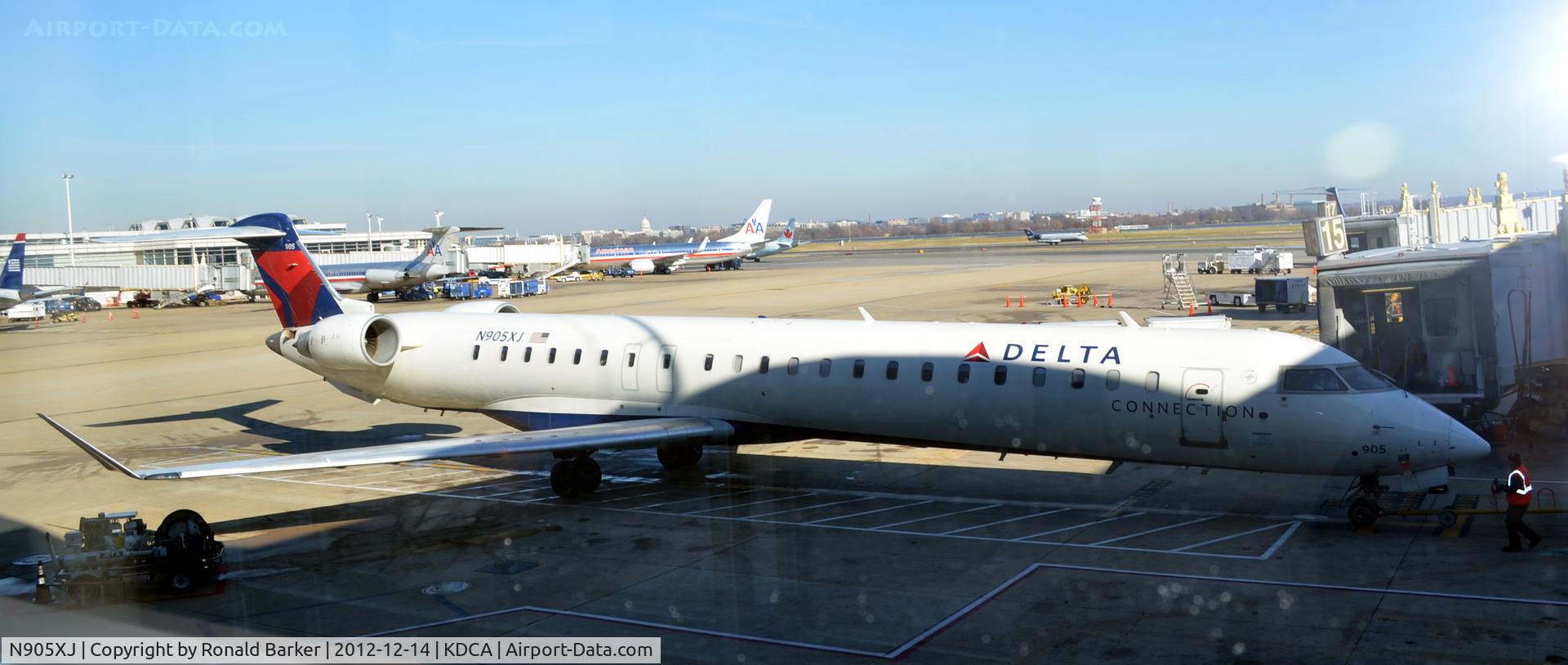 N905XJ, 2007 Bombardier CRJ-900 (CL-600-2D24) C/N 15137, DCA VA